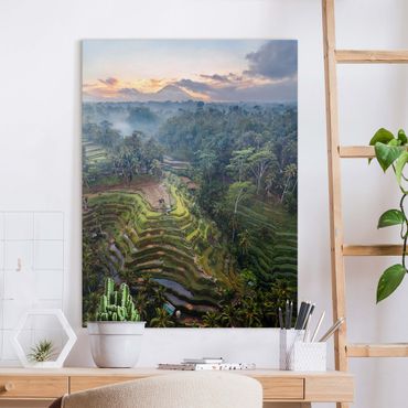 Leinwandbild - Landschaft in Bali - Hochformat 3:4