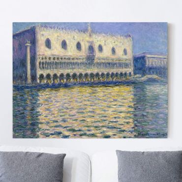 Leinwanddruck Claude Monet - Gemälde Dogenpalast - Kunstdruck Quer 4:3 - Impressionismus