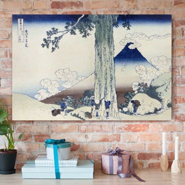 Leinwandbild - Katsushika Hokusai - Mishima Pass in der Provinz Kai - Quer 3:2