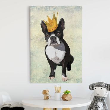 Leinwandbild - Tierportrait - Terrierkönig - Hochformat 3:2