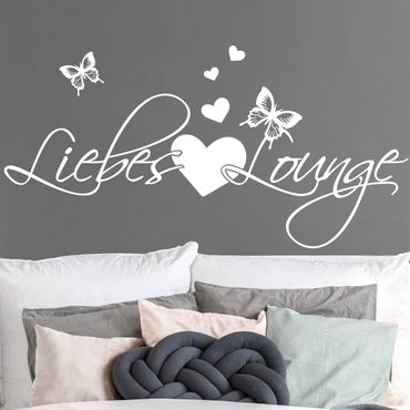 Wandtattoo - Liebes Lounge