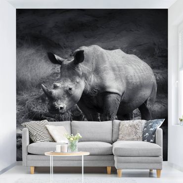 Fototapete - Lonesome Rhinoceros
