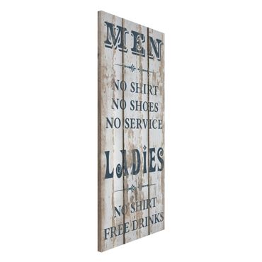 Magnettafel - No.RS181 Men and Ladies - Memoboard Panorama Hoch