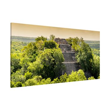 Magnettafel - Pyramide von Calakmul - Memoboard Panorama Quer