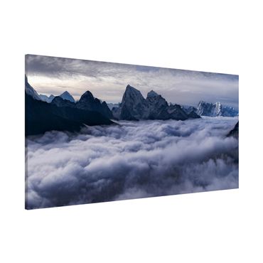 Magnettafel - Wolkenmeer im Himalaya - Memoboard Panorama Querformat 1:2