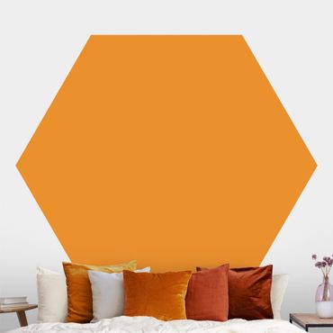 Hexagon Mustertapete selbstklebend - Mango