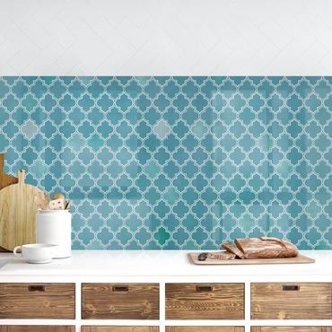 Küchenrückwand - Marokkanisches Ornament Muster