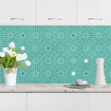 Küchenrückwand - Marokkanisches Sternen Muster