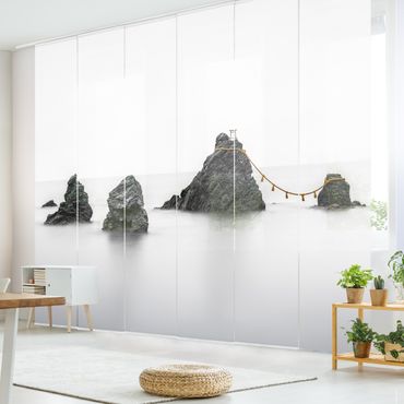 Schiebegardinen Set - Meoto Iwa - die verheirateten Felsen - Flächenvorhang