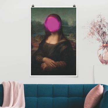 Poster - Mona Lisa x Spraypaint - Hochformat 2:3