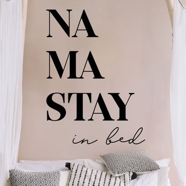 Wandtattoo - Namastay in bed