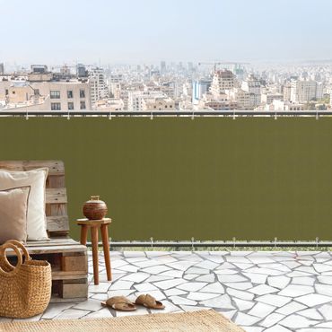 Balkon Sichtschutz - Olive Grün