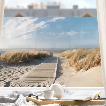 Fensterfolie - Sichtschutz - Ostsee Strand - Fensterbilder