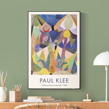 Akustik-Wechselbild - Paul Klee - Mildtropische Landschaft - Museumsedition