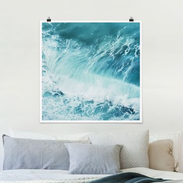 Poster - Stärke des Ozeans - Quadrat 1:1