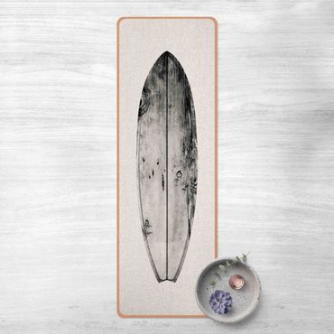 Yogamatte Kork - Surfboard
