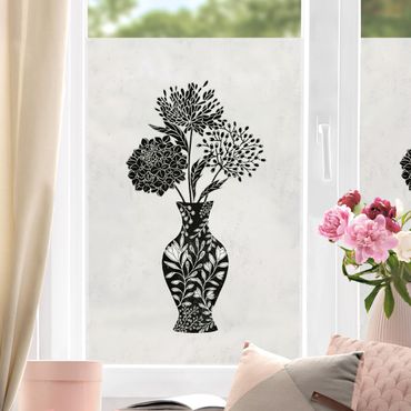 Fensterfolie - Sichtschutz - Vase V - Fensterbilder