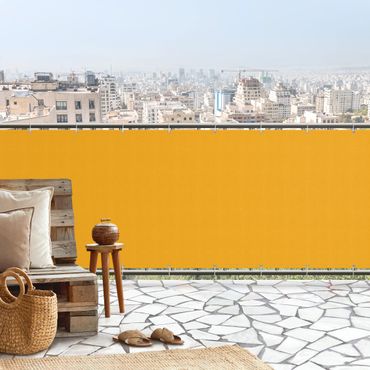 Balkon Sichtschutz - Warmes Gelb