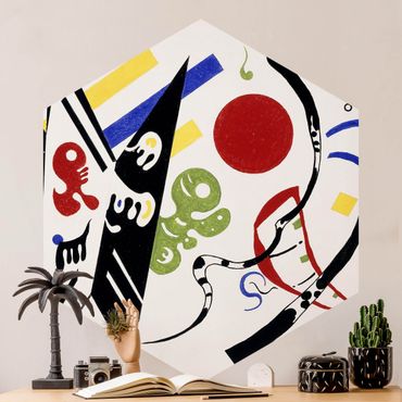 Hexagon Mustertapete selbstklebend - Wassily Kandinsky - Reciproque