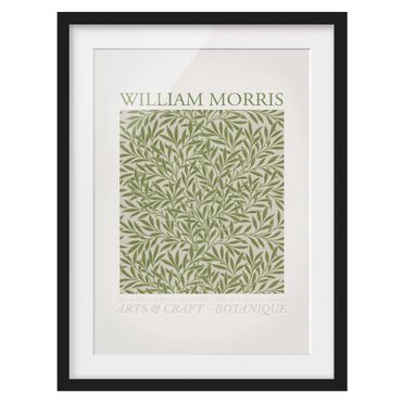 Bild mit Rahmen - William Morris - Willow Pattern