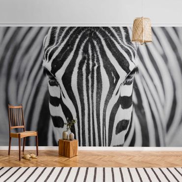 Metallic Tapete  - Zebra Look