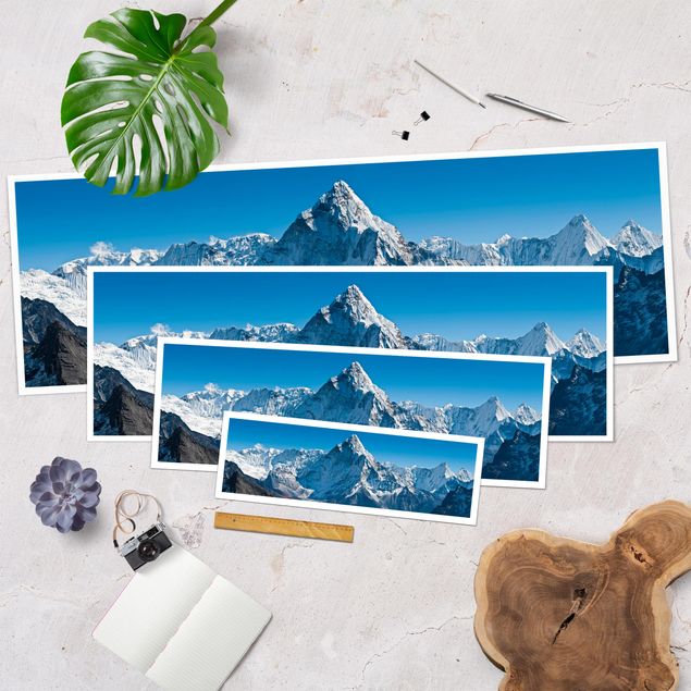 Poster - Der Himalaya - Panorama Querformat