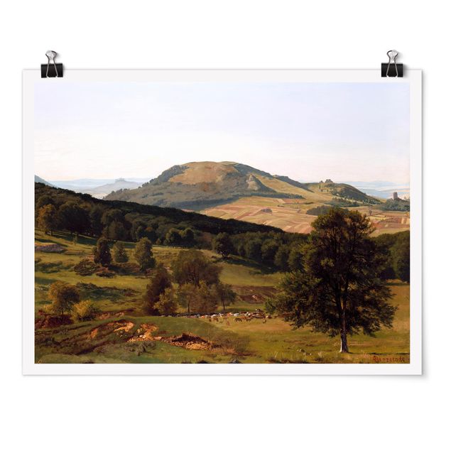 Wandbilder Albert Bierstadt - Berg und Tal