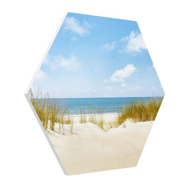 Hexagon Bild Forex - Strand an der Nordsee