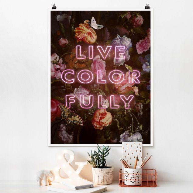 XXL Poster Live Color Fully