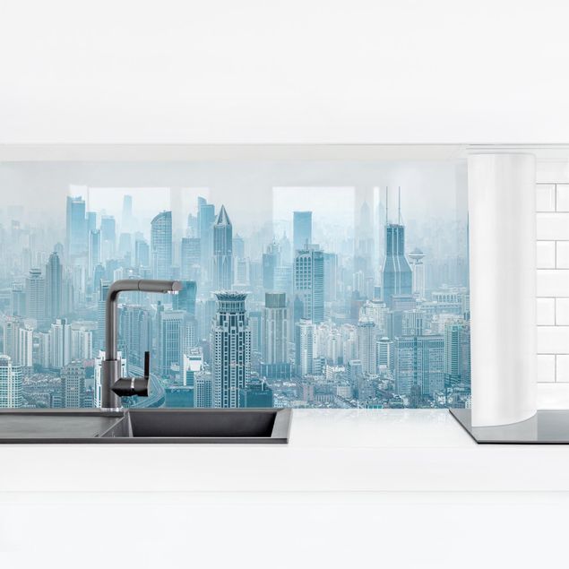 Küchenrückwand selbstklebend Kühles Shanghai