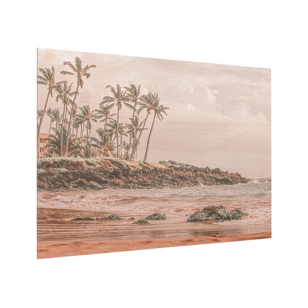 Spritzschutz Künstler Aloha Hawaii Strand