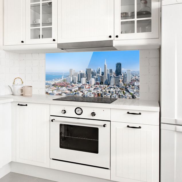 Küchenspritzschutz San Francisco Skyline