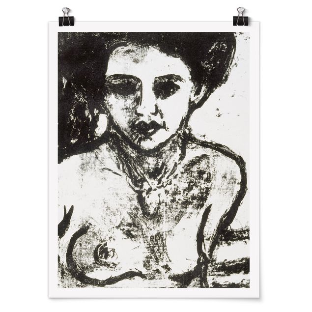 Poster - Ernst Ludwig Kirchner - Artistenkind - Hochformat 3:4