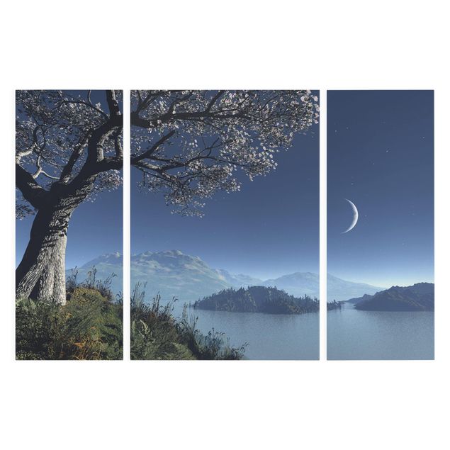 Leinwandbild 3-teilig - Winter Fairytale - Triptychon