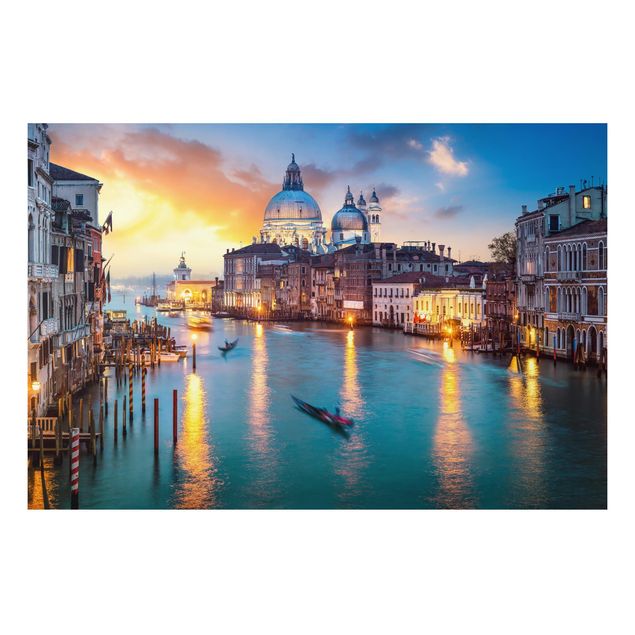 Alu-Dibond - Sunset in Venice - Hochformat