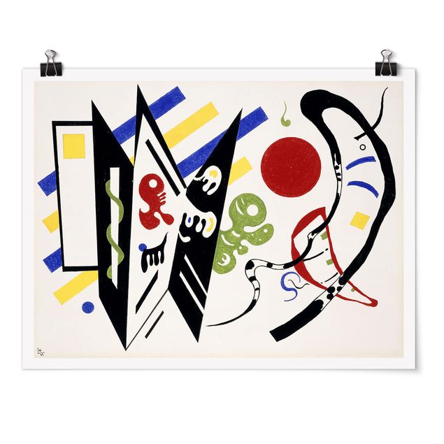 Poster - Wassily Kandinsky - Reciproque - Querformat 3:4