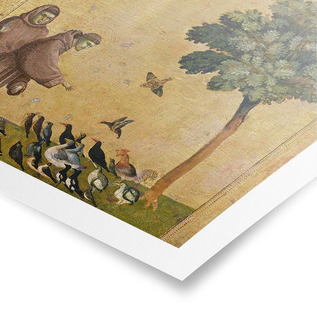 Poster - Giotto di Bondone - Der Heilige Franziskus - Quadrat 1:1