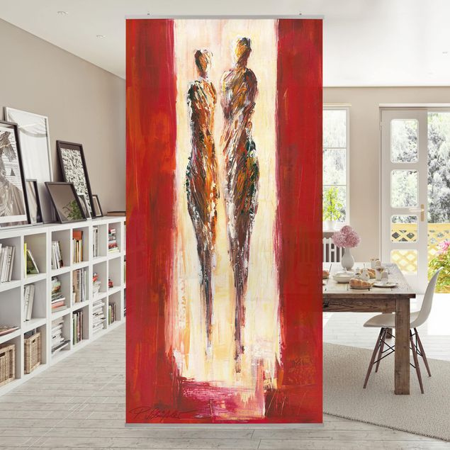 Gemälde abstrakt Petra Schüßler - Paar in Rot