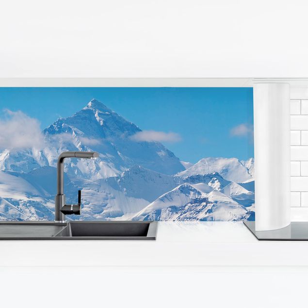 Küchenrückwand selbstklebend Mount Everest