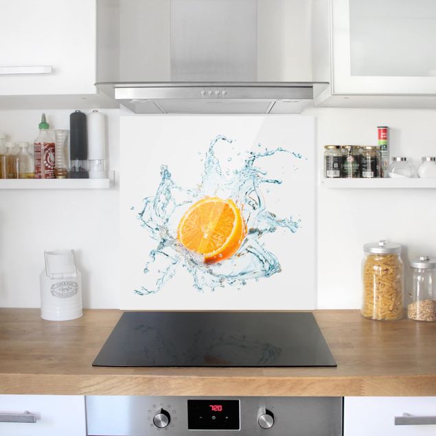 Spritzschutz Küche Frische Orange