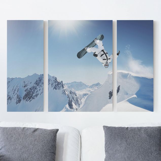 Bilder Fliegender Snowboarder