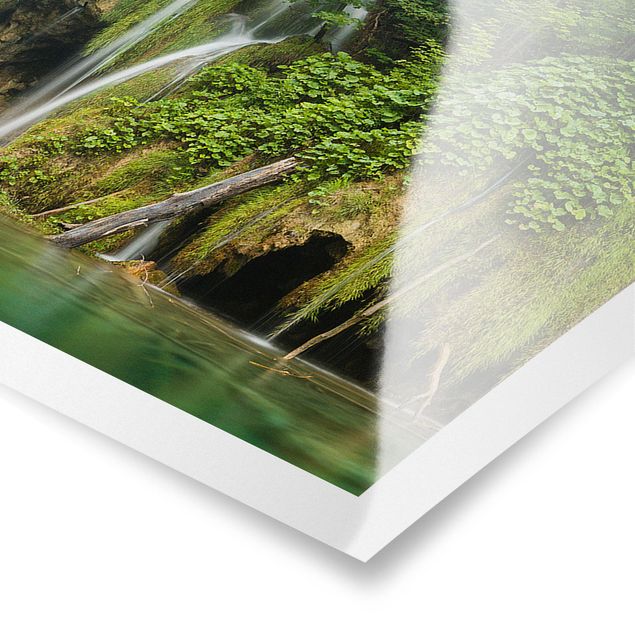 Poster bestellen Wasserfall Plitvicer Seen