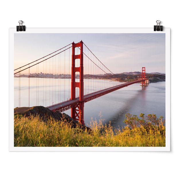 Poster - Golden Gate Bridge in San Francisco - Querformat 3:4