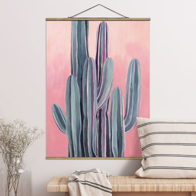 schöne Bilder Kaktus auf Rosa II