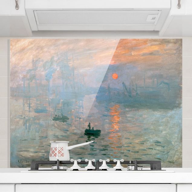 Spritzschutz Künstler Claude Monet - Impression