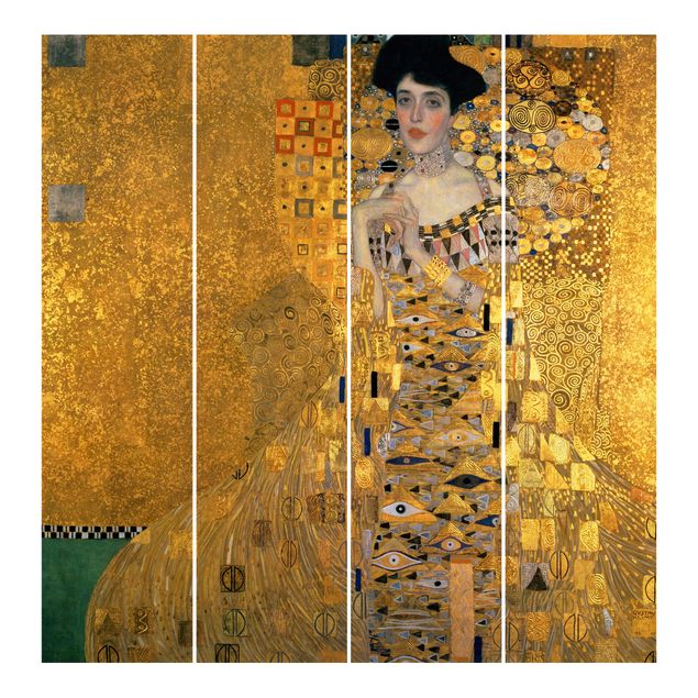 Schiebegardinen Set - Gustav Klimt - Bildnis der Adele Bloch-Bauer I - Flächenvorhänge