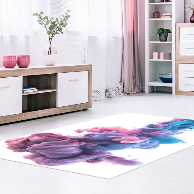 Teppich modern Abstrakte flüssige Farbe