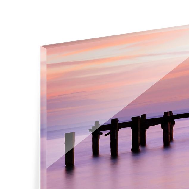 Spritzschutz Glas - Meeresromantik - Panorama - 5:2