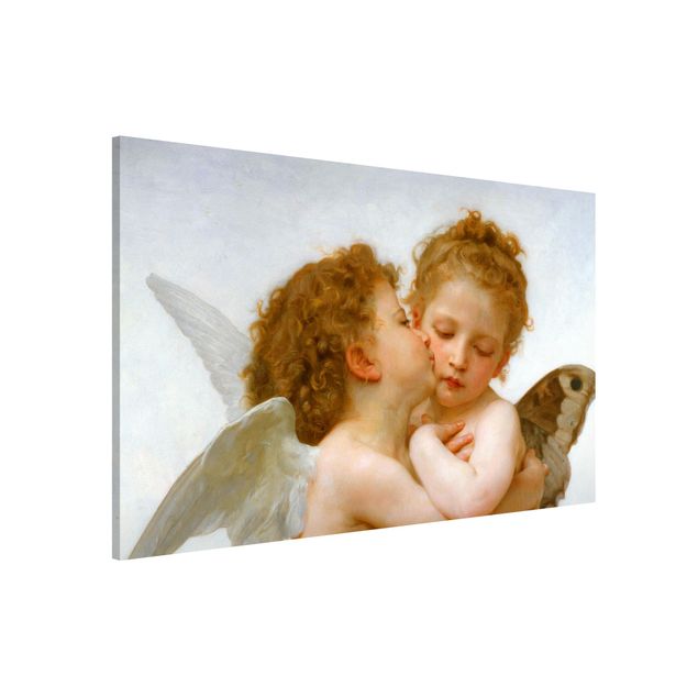 Magnettafel Motiv William Adolphe Bouguereau - Der erste Kuss