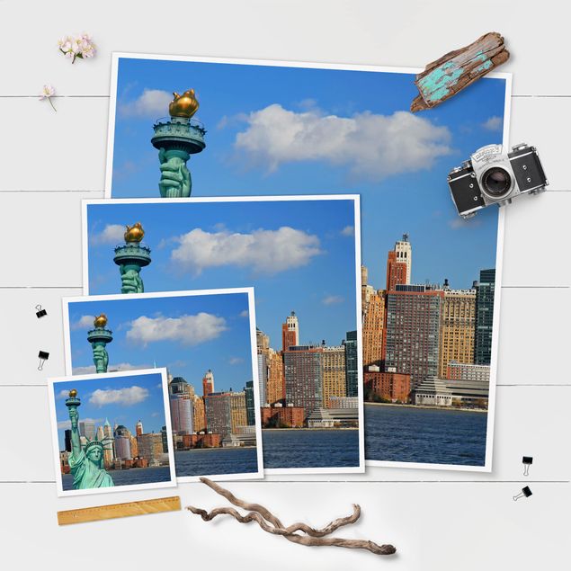 Poster - New York Skyline - Quadrat 1:1